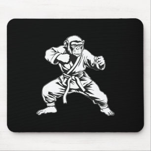 Karate-Affe Taekwondo Kickboxen Mma Judo Affe Mousepad