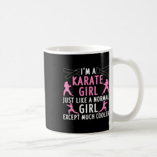 Karate Art for Girls Karate Black Belt Marti Kaffeetasse