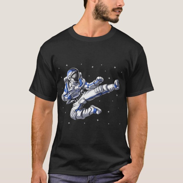 Karate-Astronaut T-Shirt (Vorderseite)