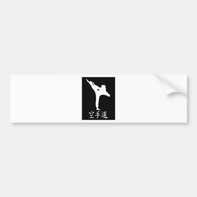 Karate Autoaufkleber (Vorne)