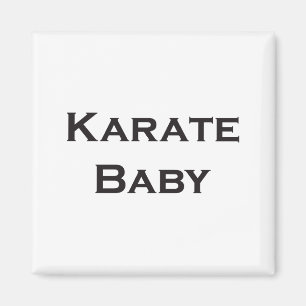 Karate Baby T-Shirt Magnet