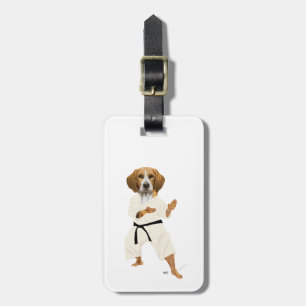 Karate Beagle Gepäckanhänger