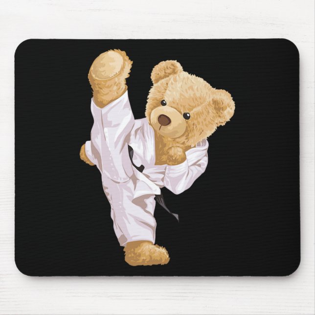 Karate Bear Mousepad (Vorne)