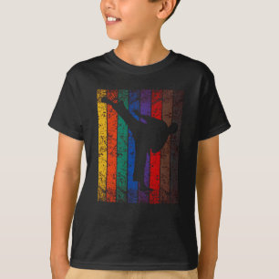 Karate Belt Colors Kämpfe Silhouette T-Shirt
