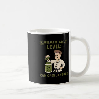 Karate Belt Level kann Jar Tops Martial Arts öffne Kaffeetasse