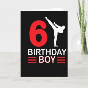 Karate Birthday T-Shirt Boy Gift Kinder Taekwondo Karte