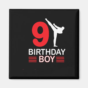 Karate Birthday T-Shirt Boy Gift Kinder Taekwondo Magnet