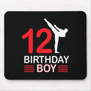 Karate Birthday T-Shirt Boy Gift Kinder Taekwondo Mousepad