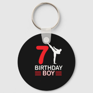 Karate Birthday T-Shirt Boy Gift Kinder Taekwondo Schlüsselanhänger