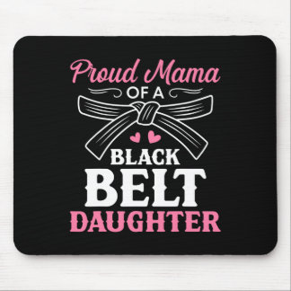 Karate Black Belt Daughter Mama Gift Martial Arts Mousepad
