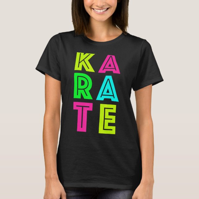 Karate Black Belt Gi Uniform Karate T-Shirt (Vorderseite)