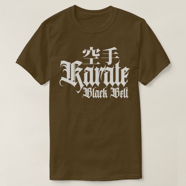 Karate Black Belt Master T-Shirt (Design vorne)