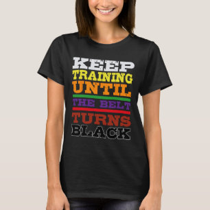 Karate Black Belt Training Japanisch Kampfkunst S T-Shirt