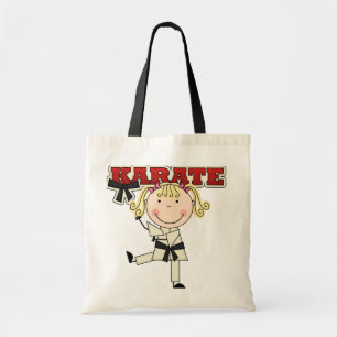 KARATE - blonde Mädchen-T - Shirts und Geschenke Tragetasche