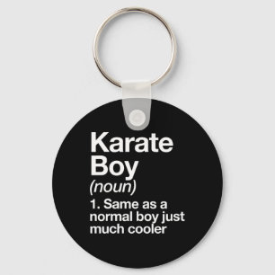 Karate Boy Definition Funny Martial Arts Sports Schlüsselanhänger