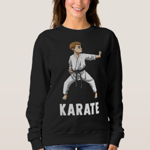 Karate Boy Kid Karate Mixed Martial Arts Sweatshirt