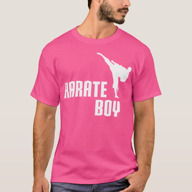 Karate Boy Shirt Niedliche Kampfkunst Geschenk (Vorderseite)