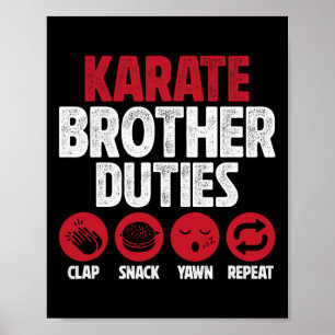 Karate-Bruder Pflichten Karate-Bruder Poster