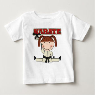 KARATE - brünette Mädchen-T - Shirts und Geschenke