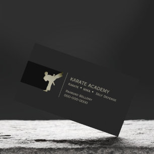 Karate Business Card Visitenkarte
