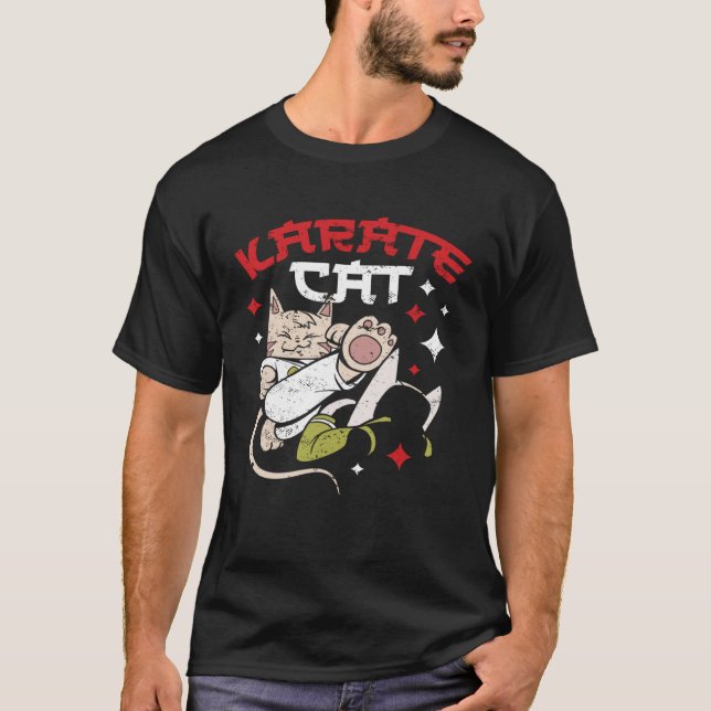 Karate Cat T-Shirt (Vorderseite)