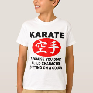 Karate-Charakter T-Shirt