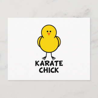 Karate Chick Postkarte