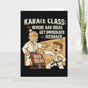 Karate Cl Humor D Ideen Sofortige Rückmeldung Karte