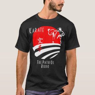 Karate Der Weg von Budo, Samurai Martial Arts T-Shirt