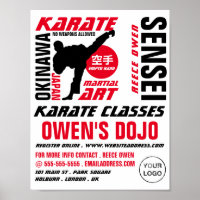 Karate Design, Karate Class Advertising
