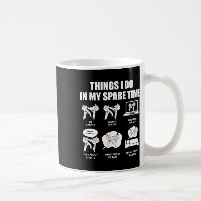 Karate Dinge, die ich in meiner Freizeit mache, Ka Kaffeetasse (Rechts)