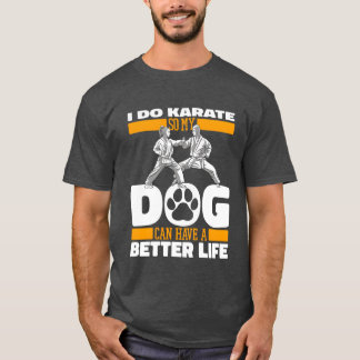 Karate Dog Freunde T-Shirt