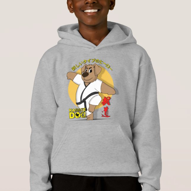 Karate Dog | Kids Hoodie (Vorderseite)