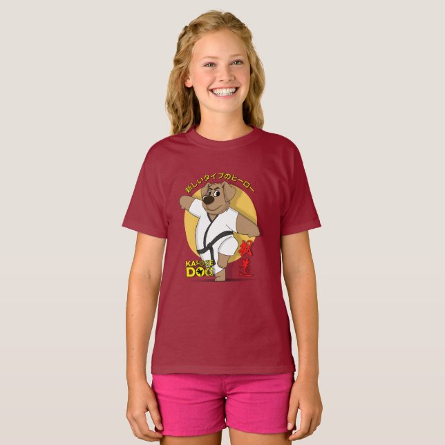 Karate Dog | Kinder T - Shirt (Vorne ganz)
