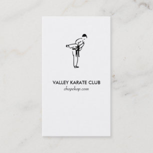 Karate Dojo Business Card Visitenkarte