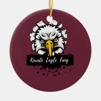 Karaté Eagle Fang T - Shirt Keramik Ornament