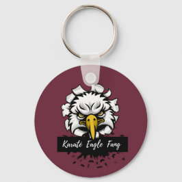 Karaté Eagle Fang T - Shirt Keramik Ornament Throw Schlüsselanhänger