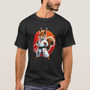 Karate Eichhörnchen Kampfsport Kämpfer Judo Taekwo T-Shirt