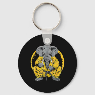 Karate Elephant Tier Jiu-Jitsu Mma Taekwondo Schlüsselanhänger