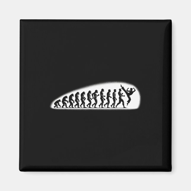 Karate Evolution Mma Kickboxen Muay Thai Jiu Jits Magnet (Vorne)