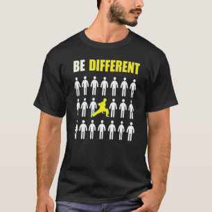 Karate Fahrer Sei anders Inspiration T-Shirt