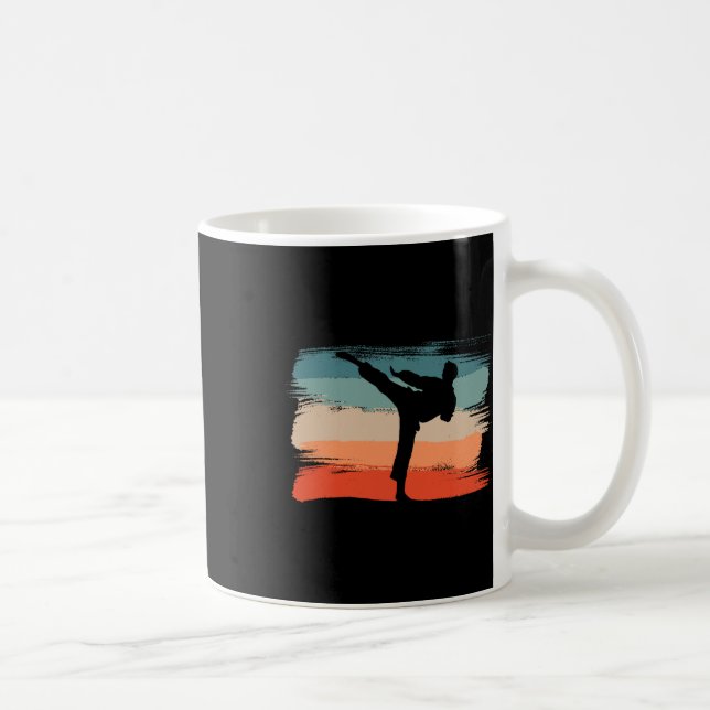 Karate-Fan-Artikel Zubehör für Kampfsportarten Tra Kaffeetasse (Rechts)