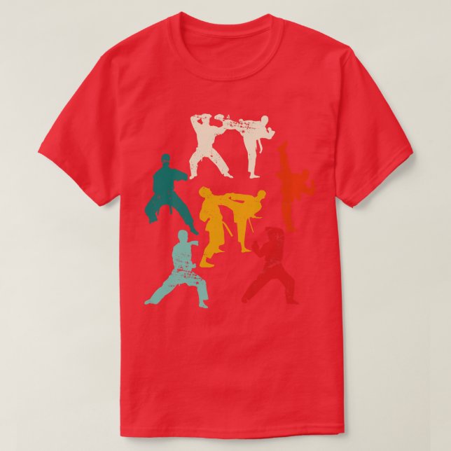 Karate Fighter Retro Karate T-Shirt (Design vorne)