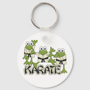 Karate Frogs Tshirts und Geschenke Schlüsselanhänger