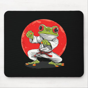 Karate Frosch Martial Arts Judo Kröte Kung Fu Fros Mousepad