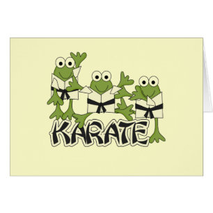 Karate-Frosch-T-Shirts und Geschenke