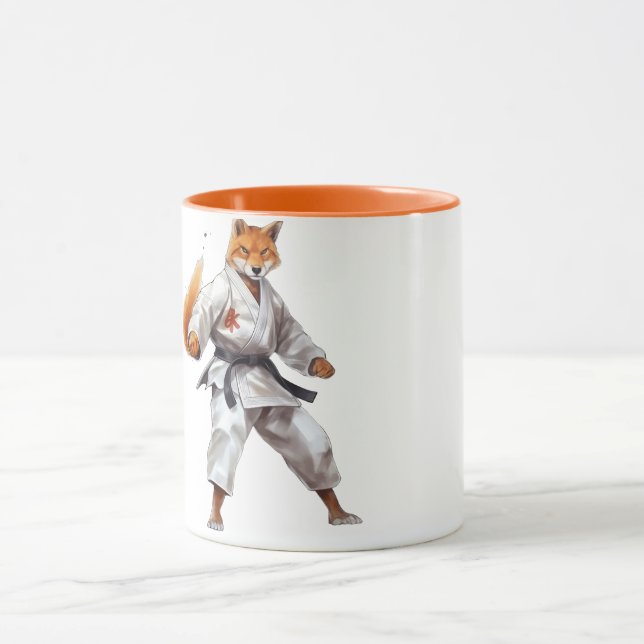 Karate-Fuchs-Tasse Tasse (Zentrum)