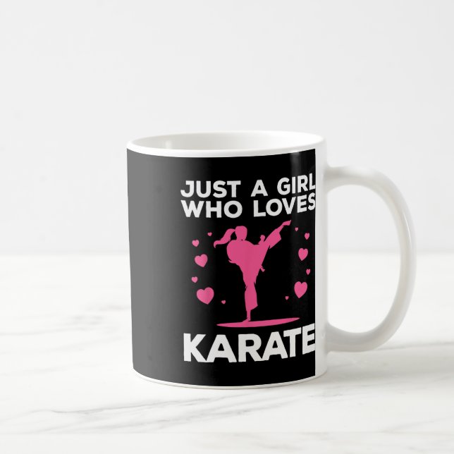 Karate für Frauen Karate Schwarzgürtel Mar Kaffeetasse (Rechts)