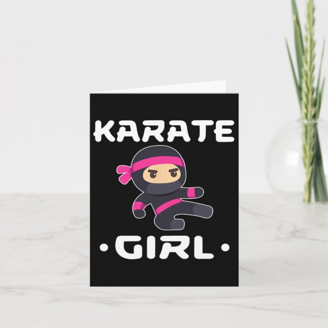 Karate Girl 6 Karte (Vorderseite)