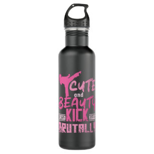 Karate Girl Edelstahlflasche